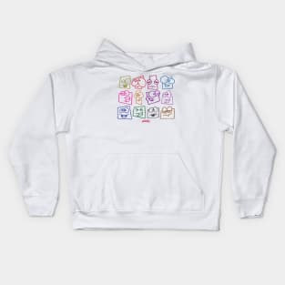 Funny Faces Kids Hoodie